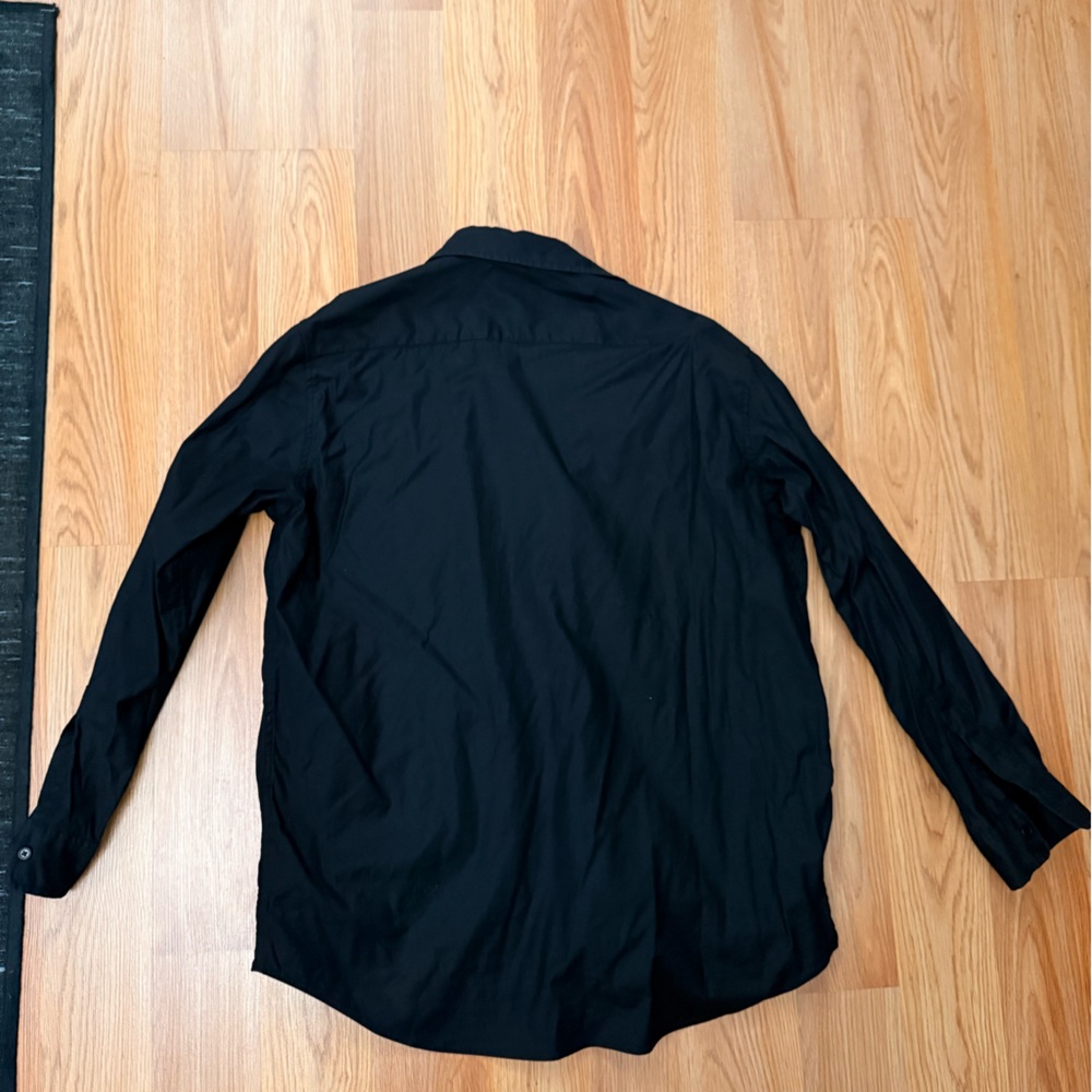 Reformation Eli Oversized Black Button-Down Shirt - Picture 4 of 6